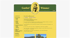 Desktop Screenshot of gasthof-wimmer.at